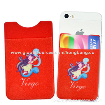 Sticky Mobile Phone Pockets, Made of Microfiber + 3m Glue Materials, Easy to Remove